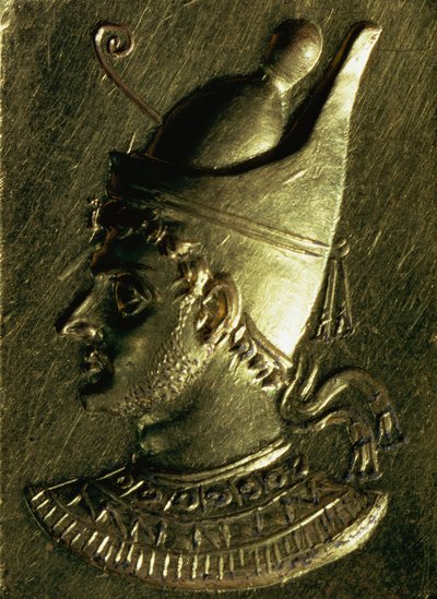 Ring mit Darstellung von Ptolemaios VI. Philometor (ca. 186-ca. 145 v. Chr.) von Egyptian Ptolemaic Period